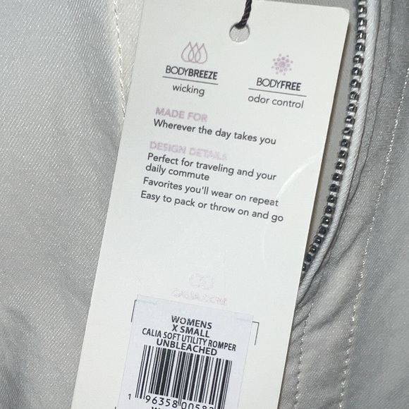 Calia by Carrie Underwood Relaxed Fit Utility Romper Cap Sleeves Size XS XSmall - Picture 5 of 12